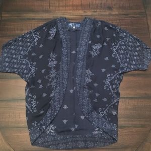Blue Rain Kimono One Size